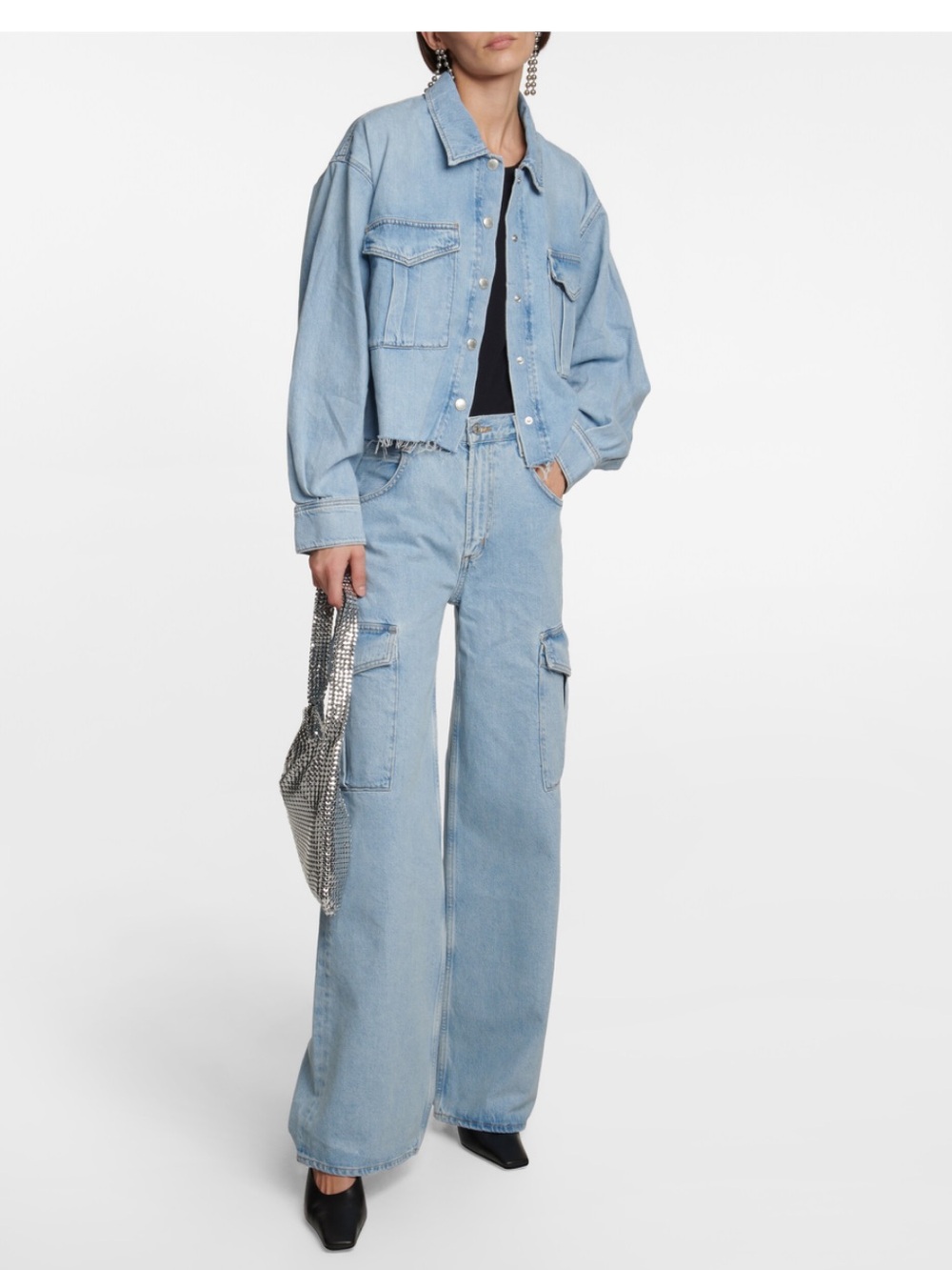 Agolde Minka Denim Cargo Pants